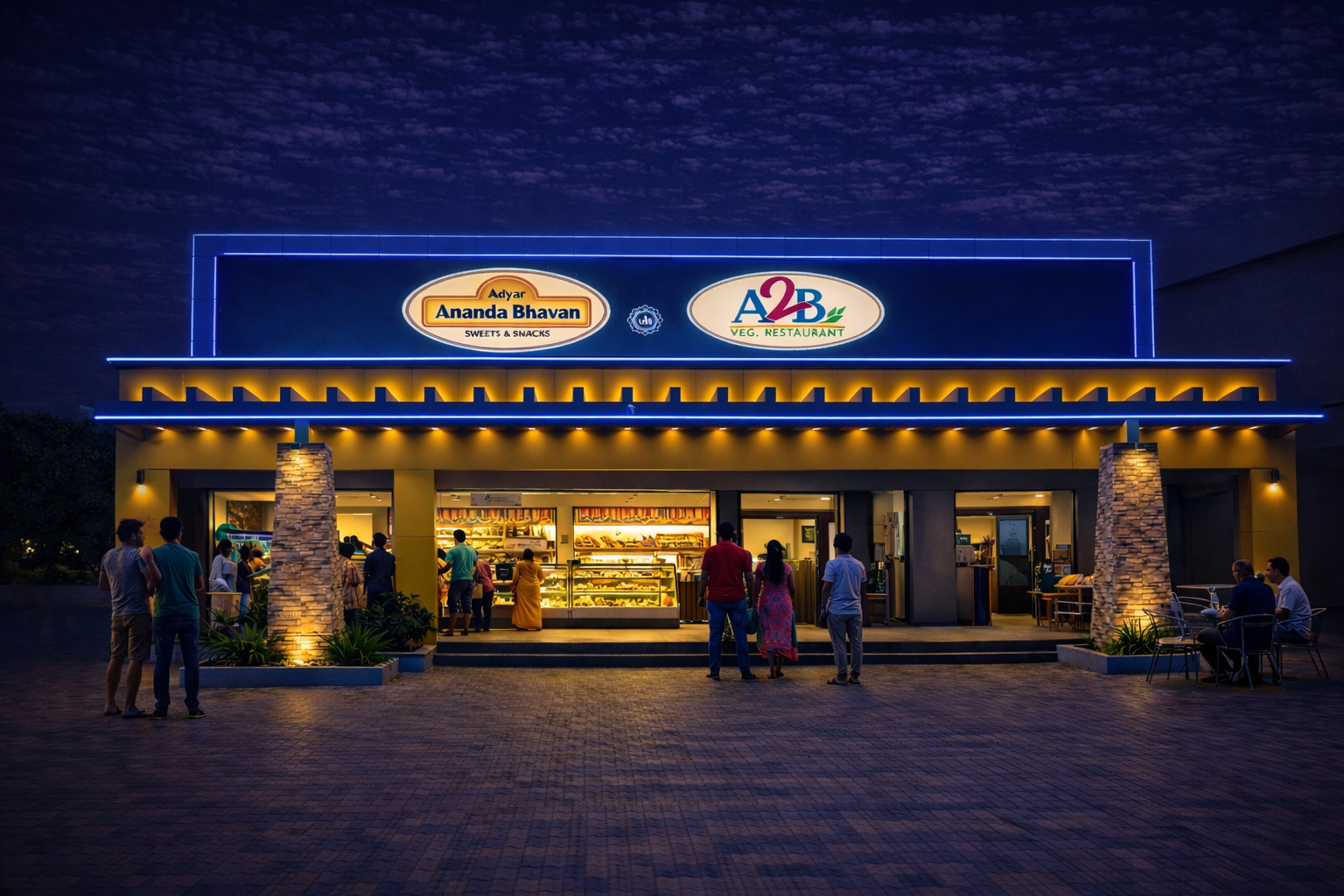 Adyar Ananda Bhavan shop exterior